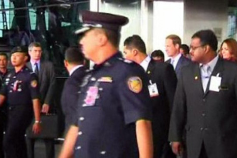 Duke and Duchess of Cambridge arrive in Malaysia