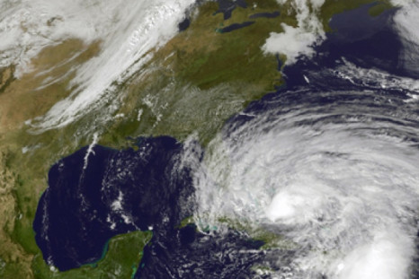 Hurricane Sandy due to hit US East coast