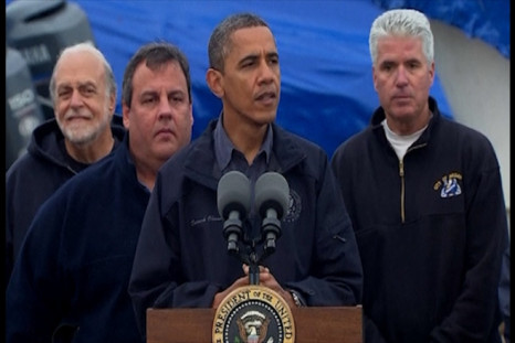 President Obama visits storm-hit areas of New Jersey