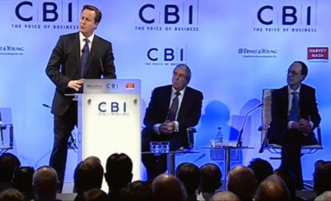 David Cameron says UK at "economic equivalent of war"