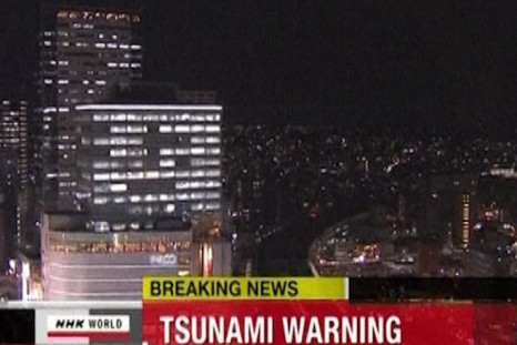 Japan tsunami hits coast after earthquake