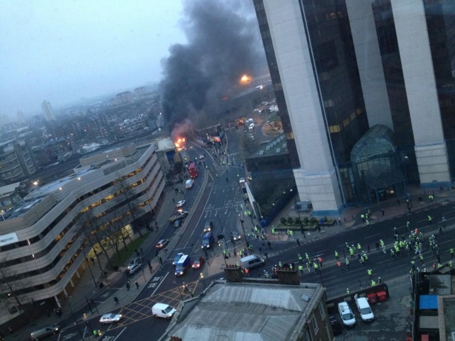 Two dead in London helicopter crash