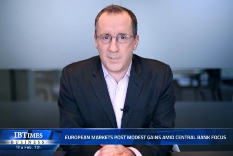 European markets post modest gains amid central bank focus