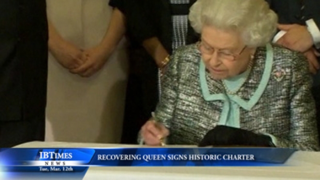 Recovering Queen Signs Historic Charter | IBTimes UK