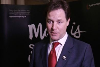 Nick Clegg launches Made by Apprentices