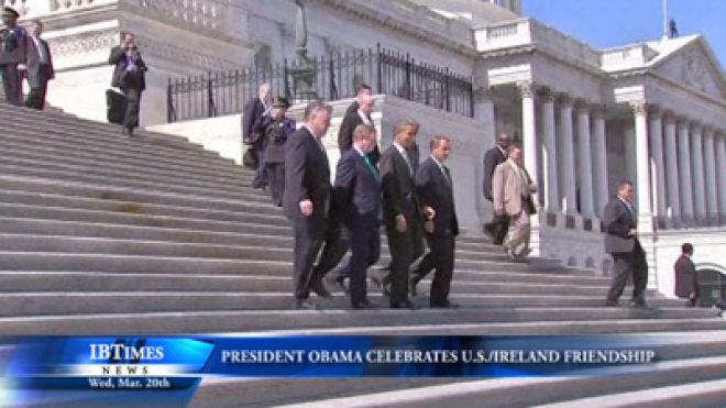 President Obama And Lawmakers Celebrate U.S. Relationship With Ireland