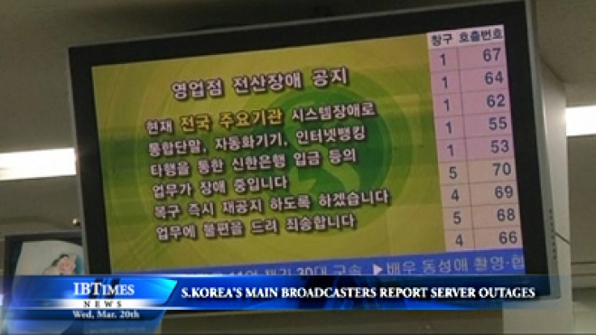 South Korea’s Main Broadcasters And Some Banks Report Server Outages