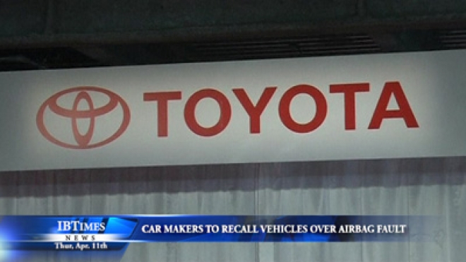 Toyota Among Four Japan Car Makers To Recall Vehicles Over Airbag Fault