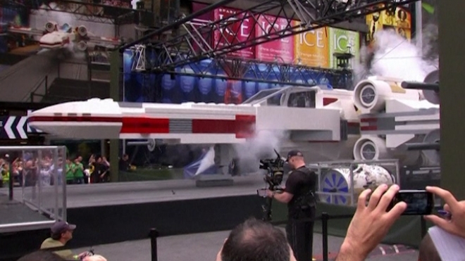 Worlds Largest Lego Model Unveiled In Times Square
