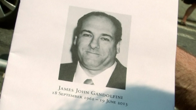 Celebrities, Friends And Fans Depart Gandolfini Funeral