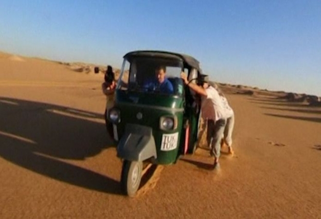 British Teachers Ride Tuk Tuk Across the World