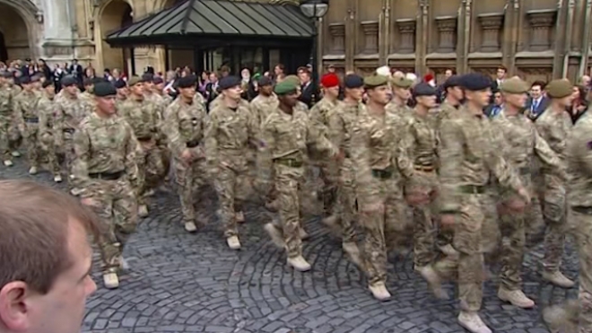 Cameron Welcomes Troops Home From Afghanistan