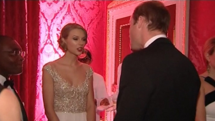 Swift Meets Prince William At Homeless Charity Gala