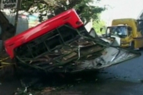 Philippines Bus Crash Kills Dozens In Manila