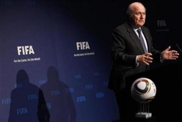 FIFA President Sepp Blatter attends a news conference after the Executive Committee meeting at the Home of FIFA in Zurich November 19, 2010.