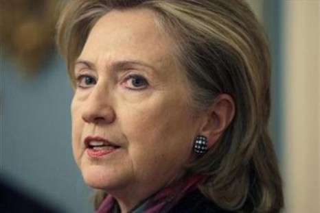 U.S. Secretary of State Hillary Clinton delivers a statement about WikiLeaks lead at the State Department in Washington November 29, 2010.