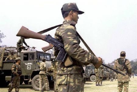 Soldier in Assam
