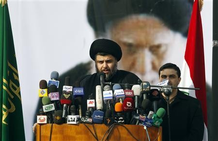 Sadr urges Iraqis to oppose U.S., but peacefully