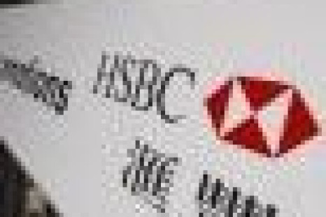 HSBC logo in Hong Kong