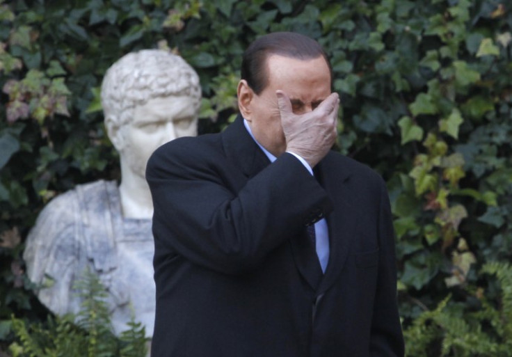 Italy's prime minister Silvio Berlusconi
