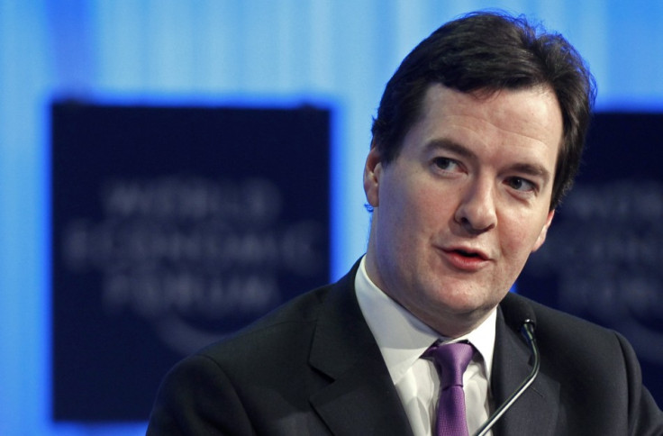 Britain's Finance Minister Osborne
