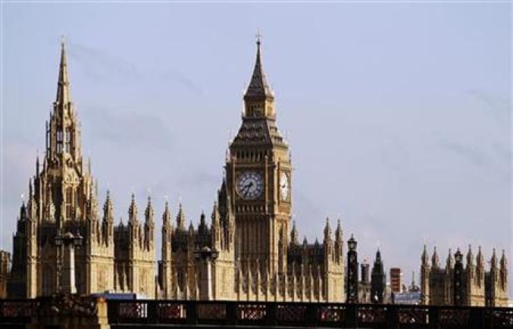The Houses of Parliament and Big Ben clocktower are pictured on a sunny day in London