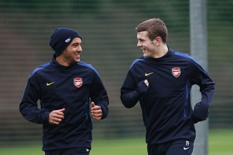Theo Walcott and Jack Wilshere