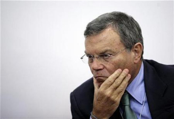 Martin Sorrell, Chief Executive Officer of WPP Group, pauses at the World Economic Forum in Dalian