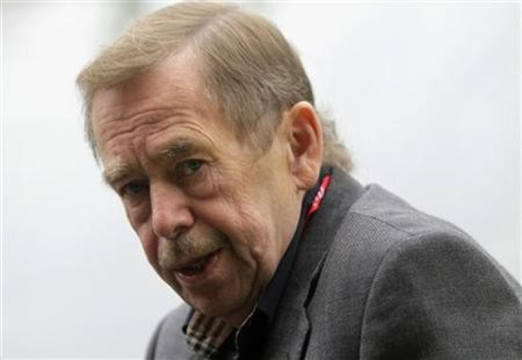 Former Czech President, dissident and playwright Vaclav Havel