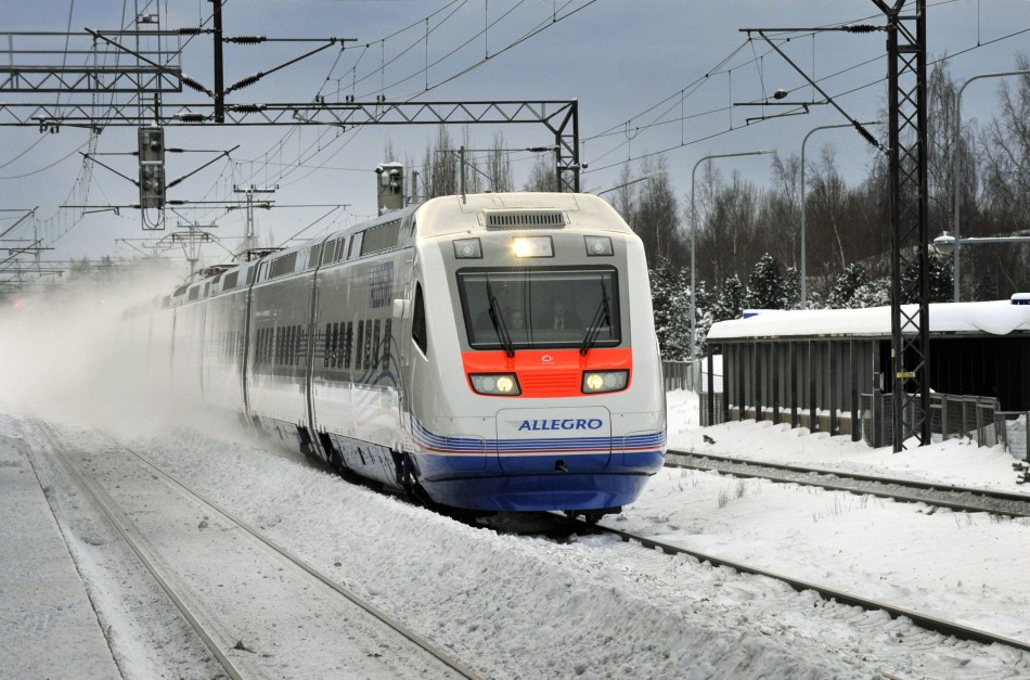 Allegro train, Finland  Russia