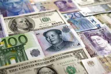 Arrangement of various world currencies