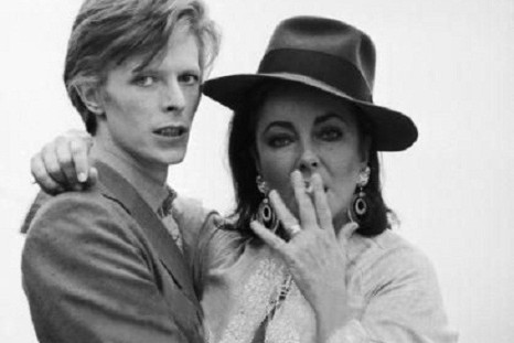 Elizabeth Taylor with David Bowie