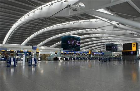 The £4.3billion British Airways base, Terminal 5, was hardest hit but delays from other terminals were also reported. The £4.3billion British Airways base, Terminal 5, was hardest hit but delays from other terminals were also reported.