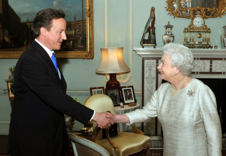 Cameron with Queen