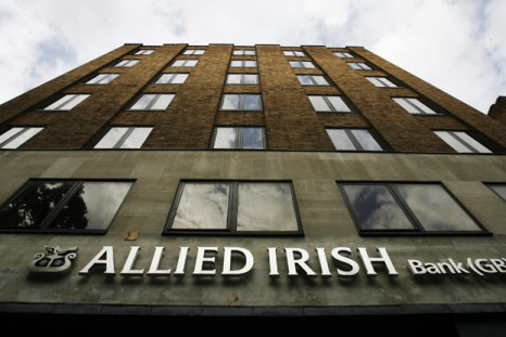 A branch of Allied Irish Bank is seen in London