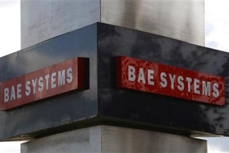A BAE systems sign is seen outside the company&#039;s Warton site near Preston
