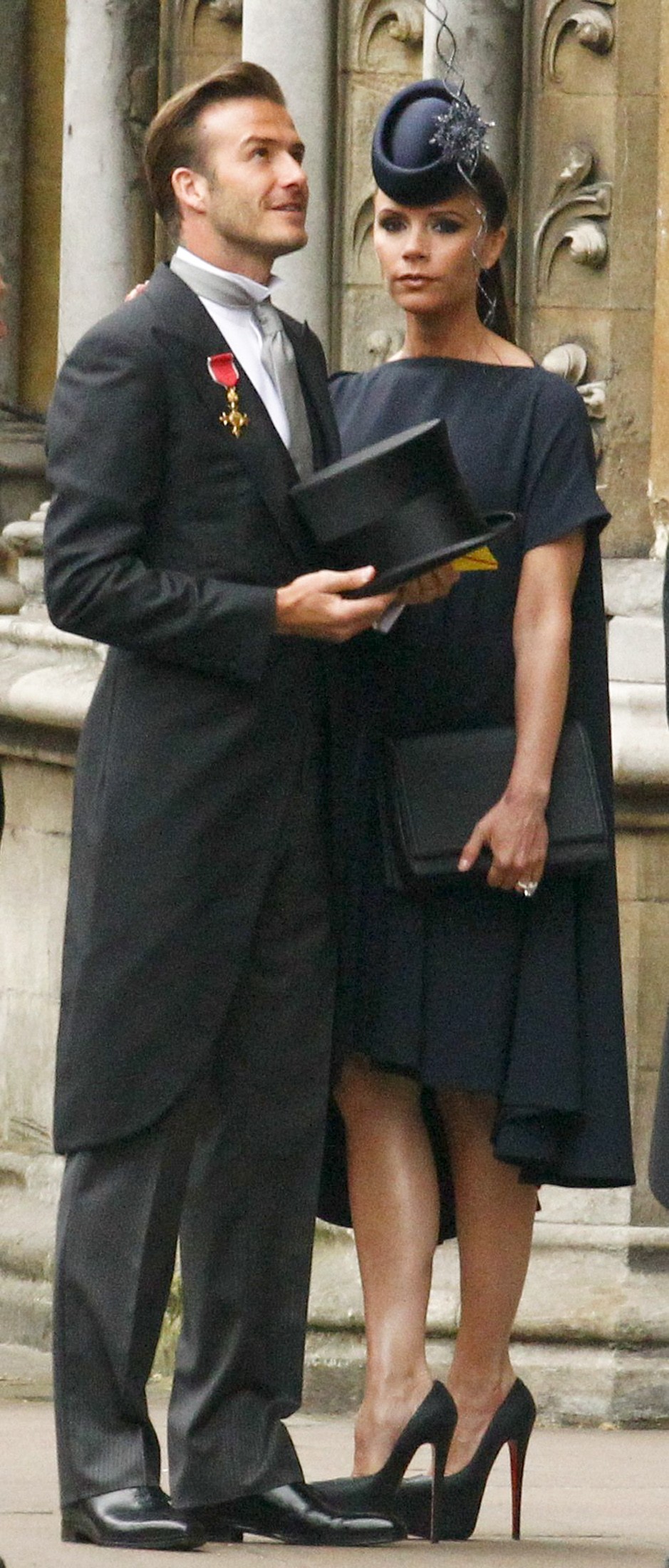 Style statements of David and Victoria Beckham.