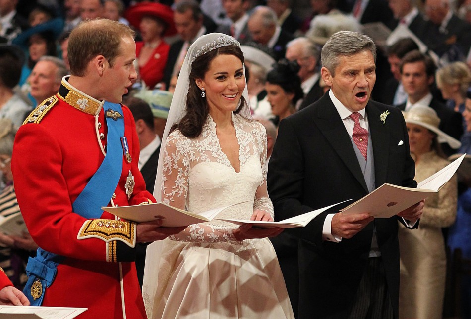 William and Kate pronounced man and wife
