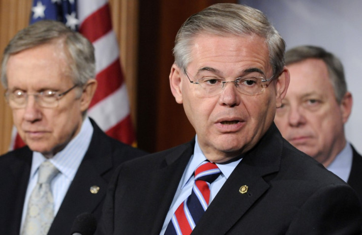 Senator Robert Menendez (right)