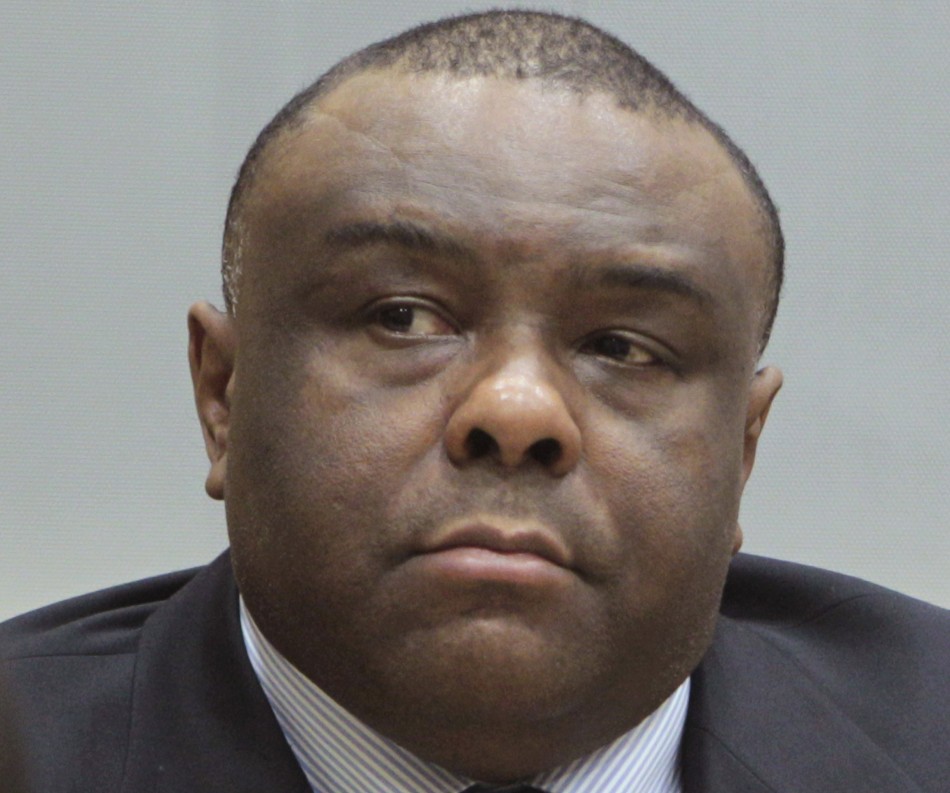 Congolese opposition figure Jean-Pierre Bemba sits in court at the International Criminal Court in The Hague, Netherlands