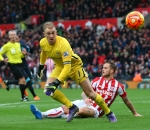 Joe Hart and Marko Arnautovic