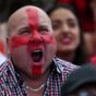 England fans watch Croatia v England England fans watch Croatia v England